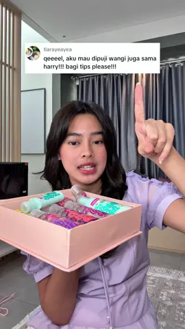 psstt! jangan salfok sama wangi & packaging barunya, buruan diborong biar wangi kita sama🤭💜