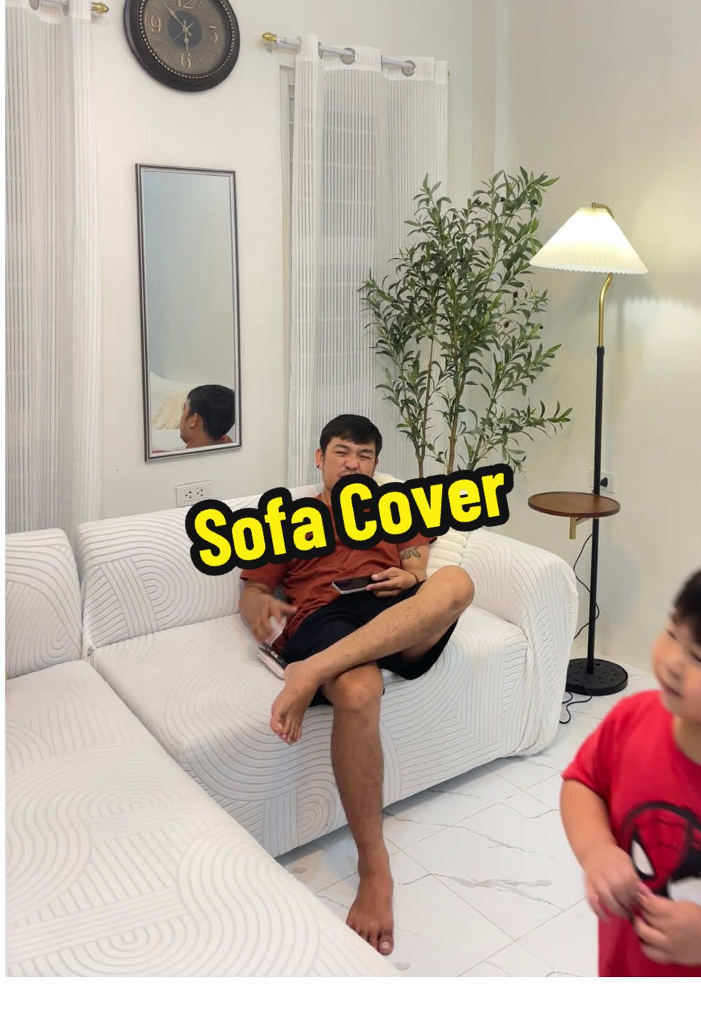 Sa mga nag tatanong kung nasaan ang link ng sofa cover, mii check niyo nalang sa yellow basket 😍  #sofacover #sofa #homeimprovement #tiktokfinds #fyp 