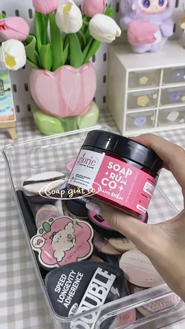 giặt sạch mút cọ mềm thơm dịu hương dừa #xuhuong #viral #nhuriviu #soapgiatco #glorie 