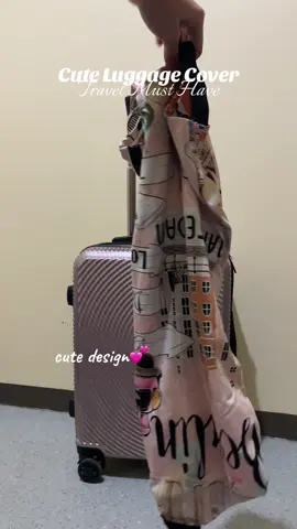 Protect your luggage at all cost🤞Never travel without this💕 #fyp #luggagehack #luggagecover #traveldiaries 