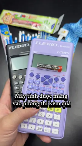 Máy tính flexio fx799vn là máy tính được mang vào phòng thi và có pin chính hãng để sau này các bạn thay thế #sachtuhocvatly10 #sachtongontoan9 #flexiofx799vn #maytinhcamtay 