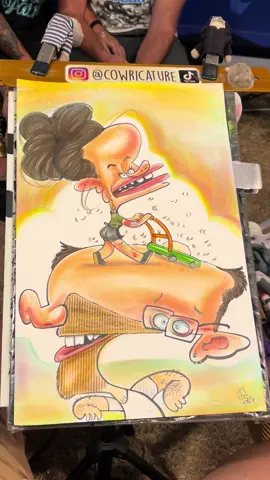 Drawing new friends!!  #cowricature #laughteristhebestmedicine #caricature #mondaymotivation 