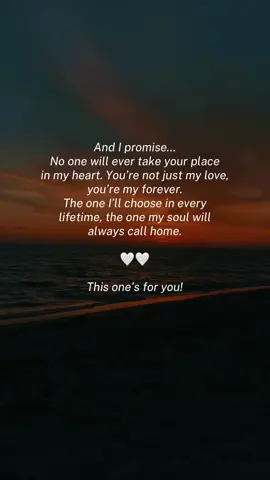 Some loves don’t fade… they root themselves into your soul and stay there for eternity. No matter what life brings, no matter where the road leads — my heart will always be yours. Always. ❤️ #fyp #soulmate #Love #couplegoals #lovequotes 