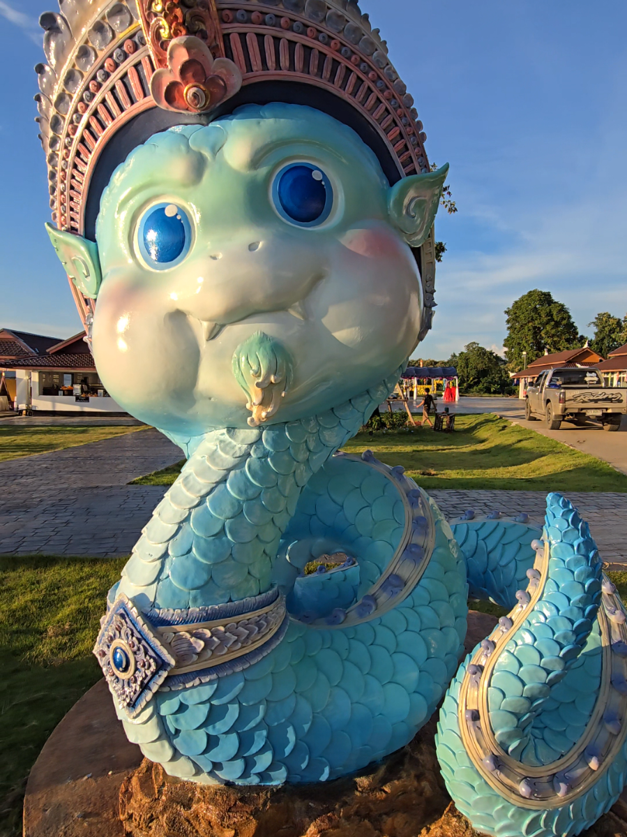 พญานาคน้อย เจ้าชาย เจ้าหญิง  #วัดป่ายางสบยาบ #เชียงราย #thailand🇹🇭 #การ์ตูน 