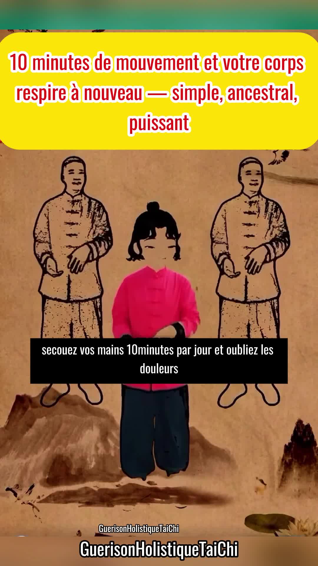 Secouez simplement vos mains 10 minutes par jour — et sentez votre corps se libérer ! Inspiré d’une ancienne méthode chinoise (Yi Jin Jing), cet exercice active les méridiens, soulage les tensions, améliore la posture et redonne de l’énergie au corps entier. 👉 À faire debout, bras tendus, respiration calme — résultat visible dès les premiers jours. Simple, naturel, puissant. Essayez aujourd’hui ! #exercicenaturel #bienetre #yijinjing #médecinechinoise #routinequotidienne #mobilité #santédudos #ener