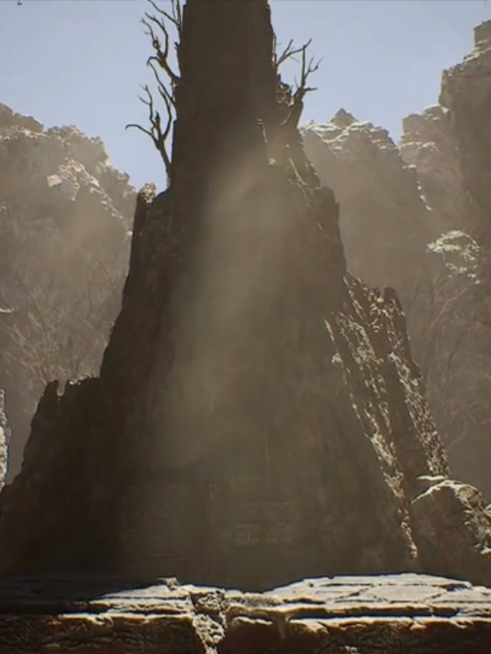 “White model vs Render 🎬✨ Khi UE5 biến ‘bản phác thảo trắng’ thành thước phim điện ảnh chân thực khó tin! 🌌🐾 #UE5 #phimđiệnảnh #blueprint #render #thếgiớihuyềnbí ”