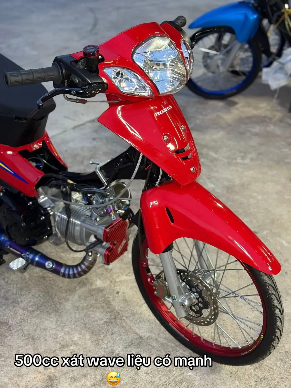 Lên sóng wave 500cc cho ae xem tham khảo  Thật sự quá kinh khủng Thai land làm qua đỉnh  Ae nhớ cho mình 1like nhé  Để mình có động lực đang cho ae xem nhé 😜 #wave #cuongscooter #scooter #xuhuong 