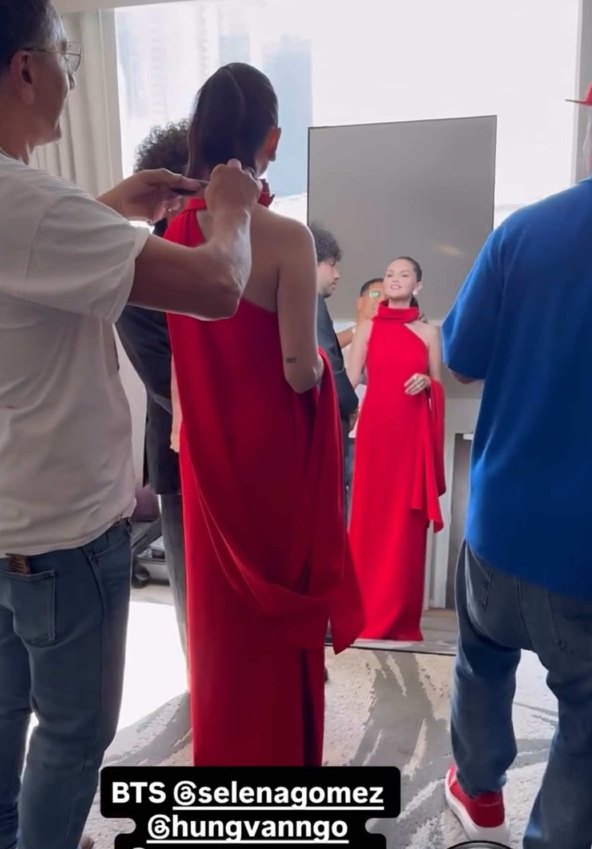 Erin Walsh via Instagram stories❤️   @Selena Gomez @benny blanco  #selenagomez#selena#selenator#rarebeauty#bennyblanco  