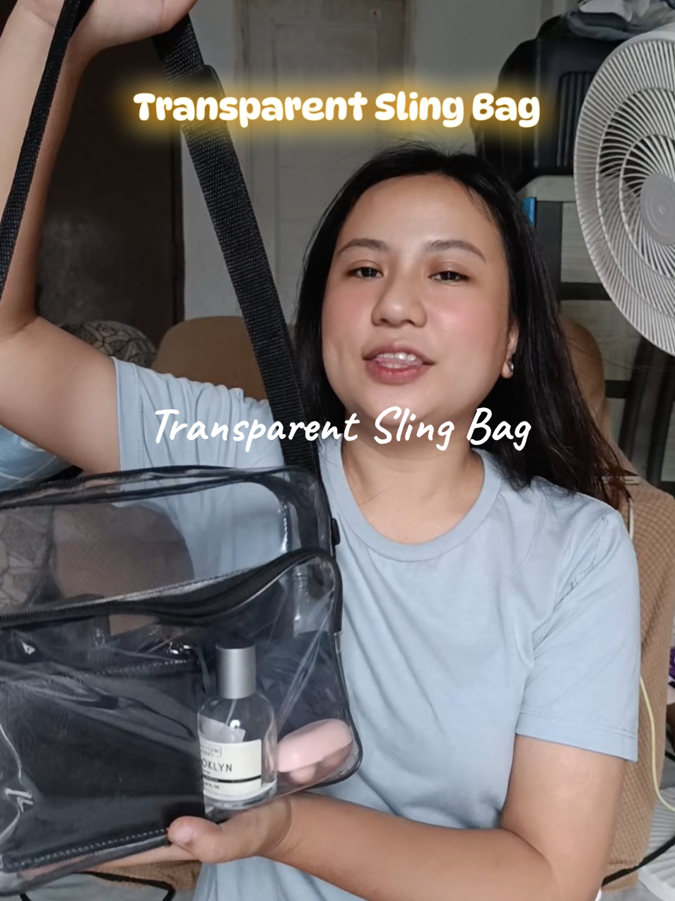 Matibay po tong transparent bag na toh kahit mura, bagay for everyday use sa work. ☺️ #bag #transparentbag #clearbag #slingbag 