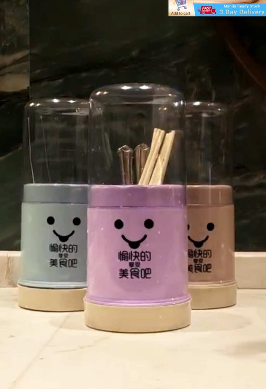 Kitchen Utensil Holder with Du Super useful chopstick holder#fyp #foryou #tiktokshop #goodthing 