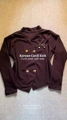 Atasan terbaruu puspa cardi knit cantikkk murahhhh cocok untuk outfit nongki 🫶🏻😍  #fypシ゚ #fyppppppppppppppppppppppp #OOTD #outfit #cardi 