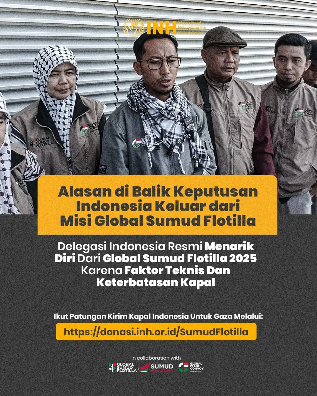 Indonesia masih terus berjuang dalam perjuangan mulia Global Sumud Flotilla dan tidak akan mundur selangkah pun dari misi perjuangan menembus blokade Gaza.  #savegaza #freepalestine #freepalestine🇵🇸❤️ #prayforgaza #globalsumudflotilla 