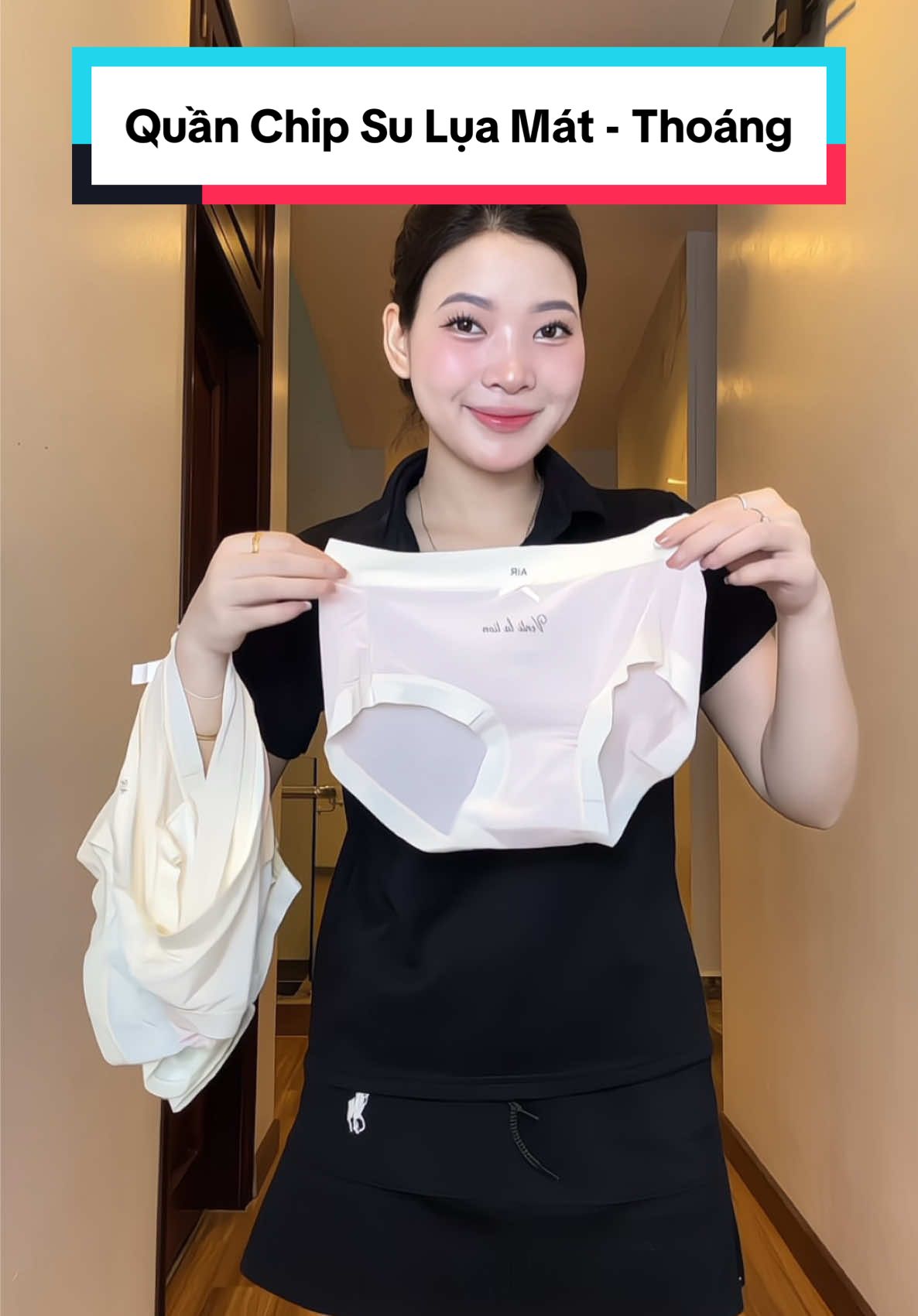 Quần chip lụa băng mát lạnh, thông thoáng, không lộ viền quần #quanchip #quanchiplua #quanchipsulua #quanchipsieure #lammecungthuy 
