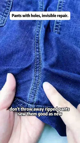 👌 The stitching method to make a large neckline smaller — I use this 34-piece sewing kit, only $8.99 with free shipping! Hurry and grab a set for your home. #Sewing #SewingHacks #LargeEyeNeedle#tiktokshop #fyp 