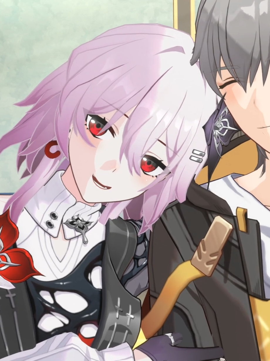 March 7th Evernight Joined Caelus Harem 🤭 #HonkaiStarRail #foryou #foryoupage #fyp #march7th 