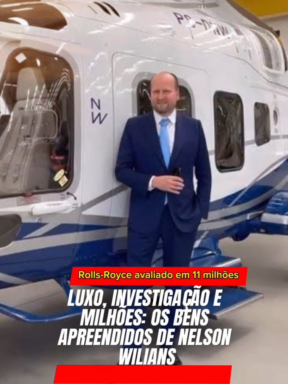 A Polícia Federal apreendeu bens milionários do advogado Nelson Wilians, incluindo relógios de luxo, obras de arte, helicópteros e até um Rolls-Royce. Veja os detalhes dessa investigação que envolve bilhões em movimentações suspeitas. #nelsonwilians  #investigaçãofederal  #fraudeinss   #notíciaurgente #inss 