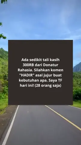 Bagi² rezeki 🥳 300𝗿𝗯. langsung transfer... #bagibagi #bagibagiuang #hadiah #berbagikebaikan #berbagiberkah 