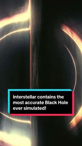 Interstellar contains the most accurate Black Hole ever simulated! #space #physics #Astronomy #interstellar #astrokobi 