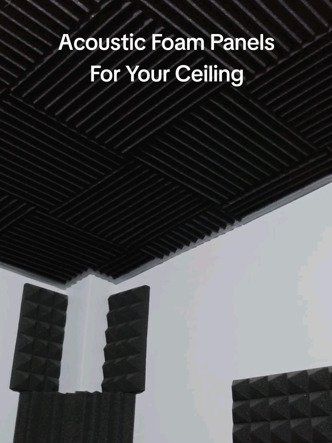 Replying to @bisdak.sensei Acoustic foam panels to sound proof your ceiling or reduce rain noise and echo or remove reverbs. #acousticpanels #soundproofing #soundinsulation #soundprooffoam #acousticfoam 
