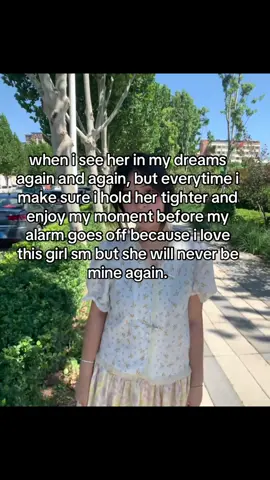 I met her  again in my dream, the only place I could have him. Even though it's a dream, my love never goes away