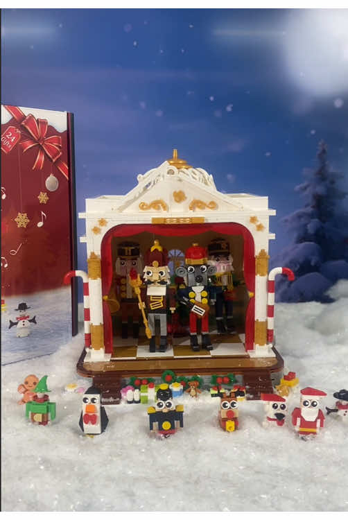 “Shh! Fritz. now, be very still…”#nutcracker #christmasgiftideas #buildingblocks #insoon #homedecor 