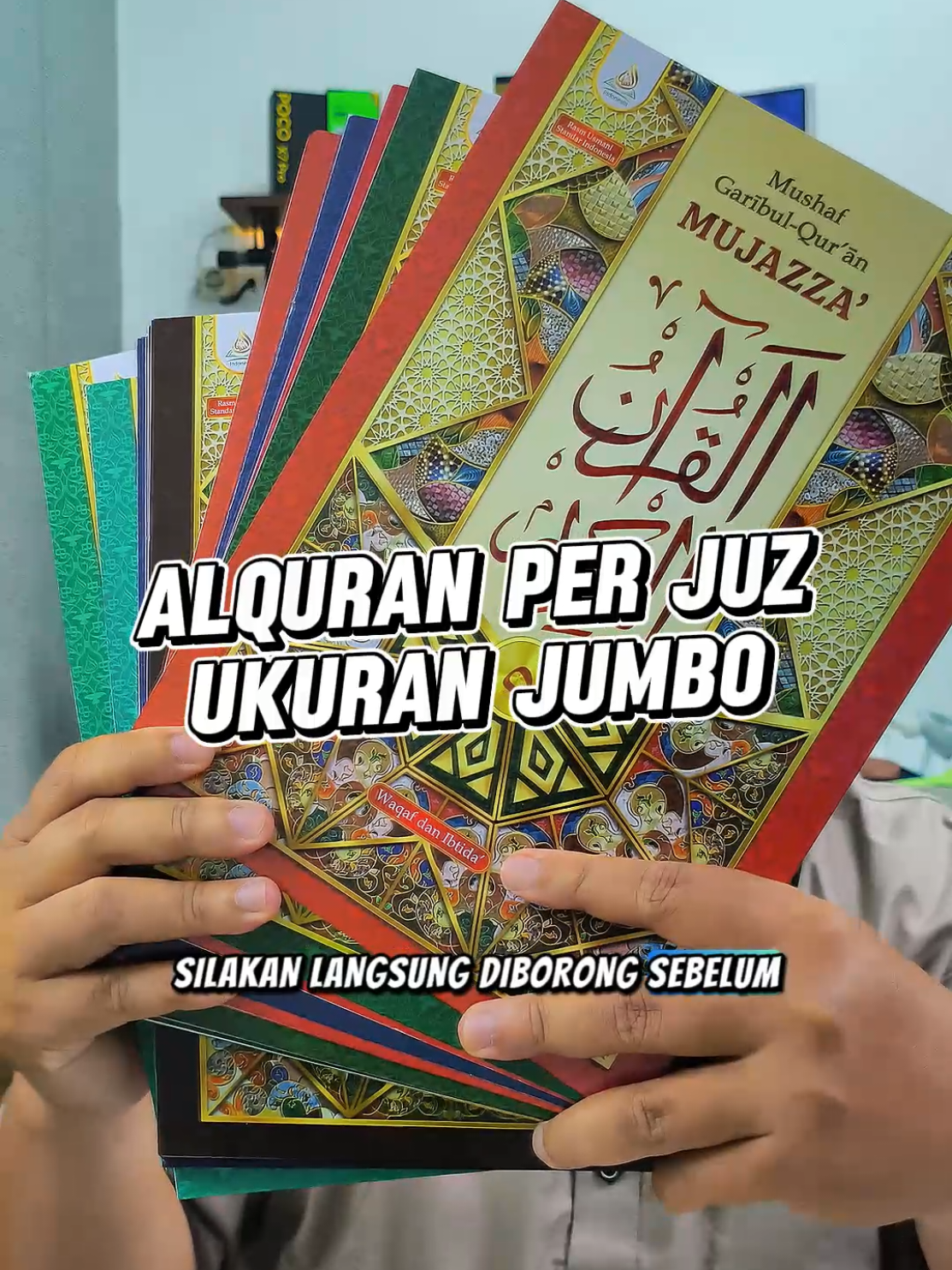 Alquran per juz jumbo ukuran A4 #alquranperjuz #alquranjumbo #alqurancantik #alquranlansia #alquranperjuza4 