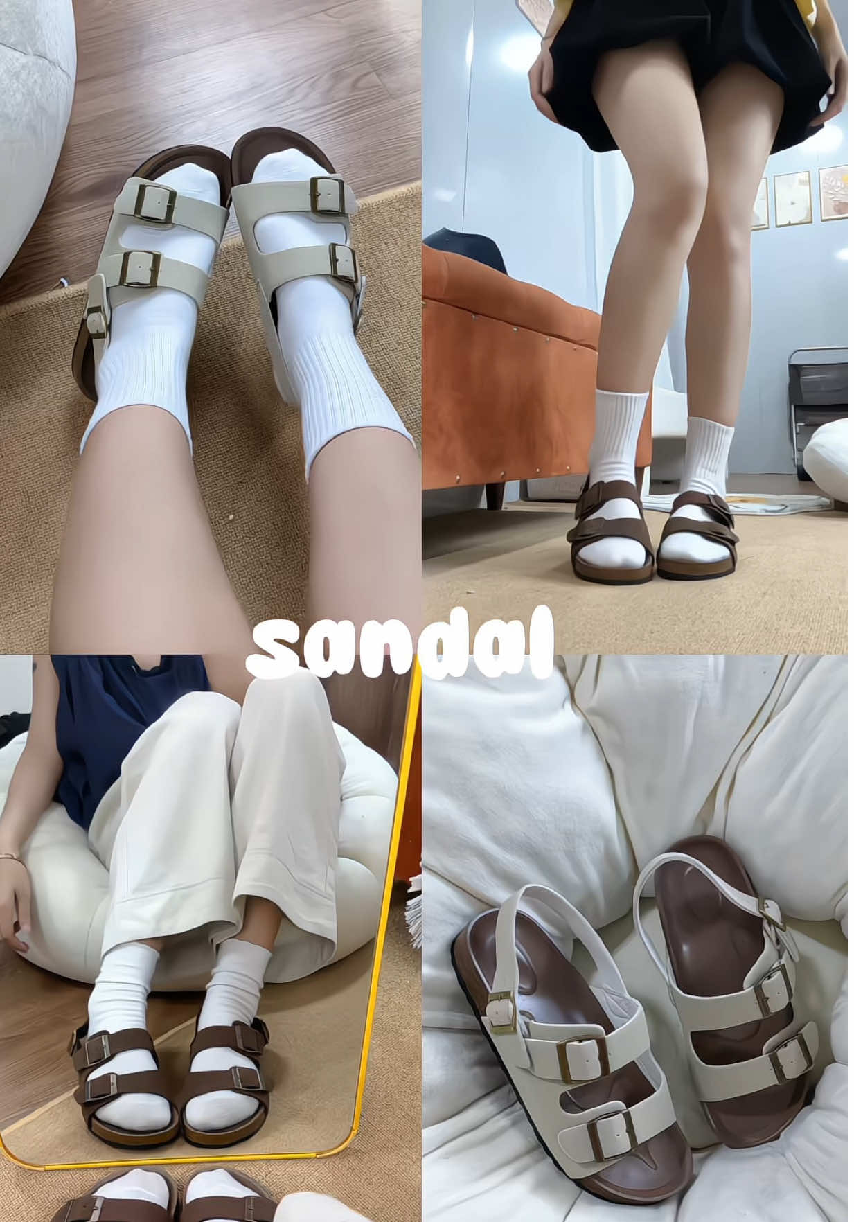 Sandal nhiều màu xinh lém #xuhuong #sandal #deple 
