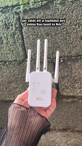 Super worth it no need na bumaba or pumunta sa kapitbahay 😱💓 #wifirepeater #wifiextender #wifirouter #extender 