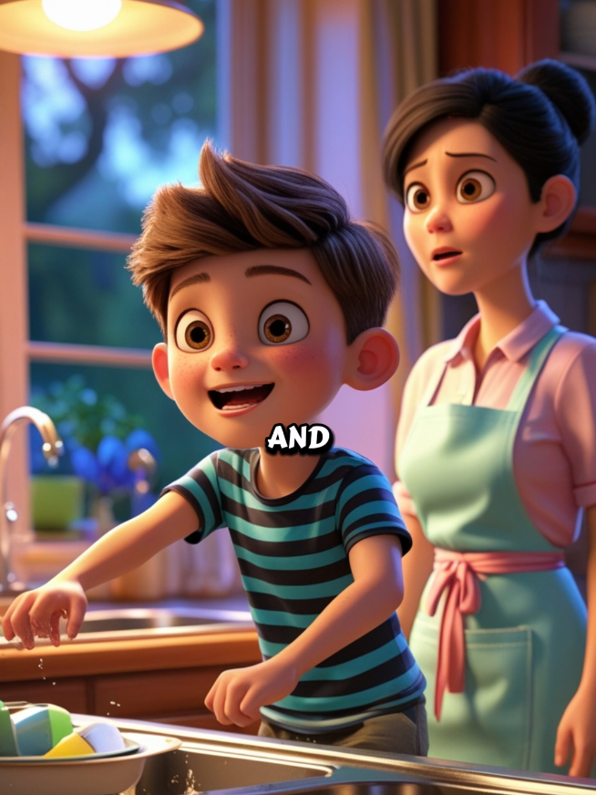 The Day Mom Taught Her Son the Real Price of Chores 💡🍽️ #LifeLesson #ParentingWisdom #MothersLove #RespectParents #FamilyValues 