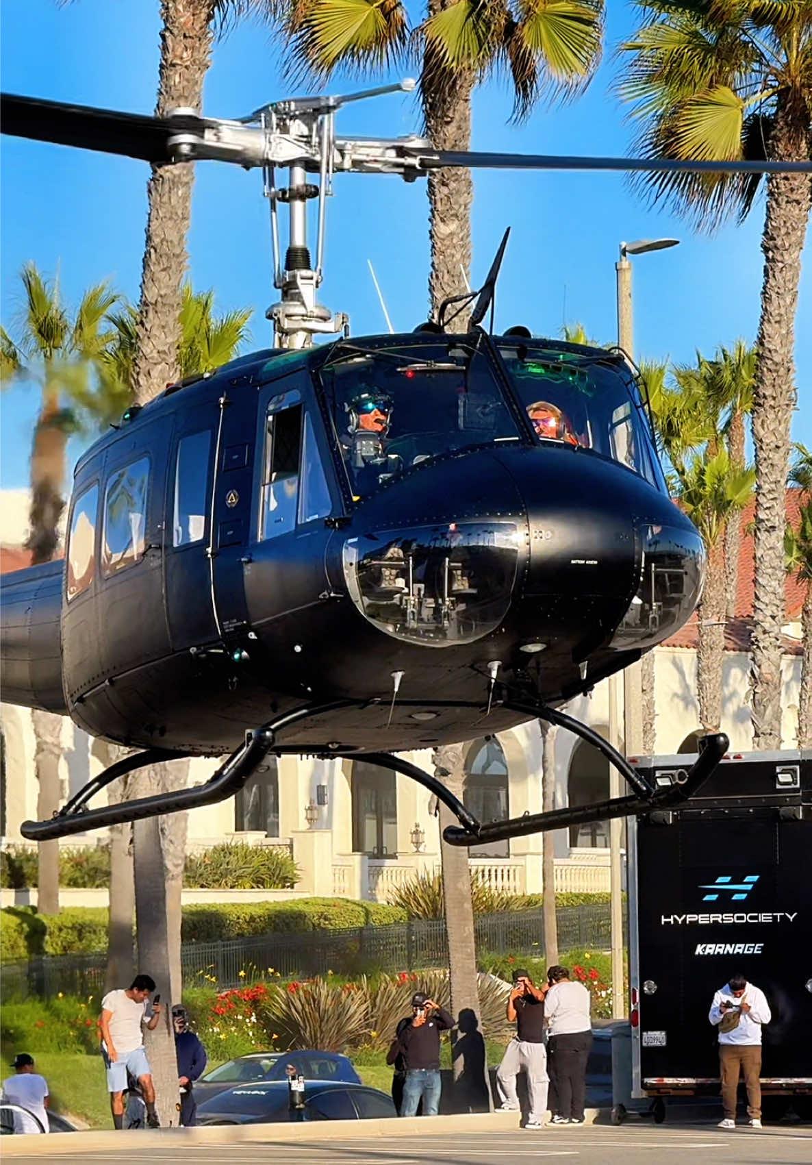Sometimes Helicopter Pilots land at the Beach to raise money for Charity.  #CarsnCopters 