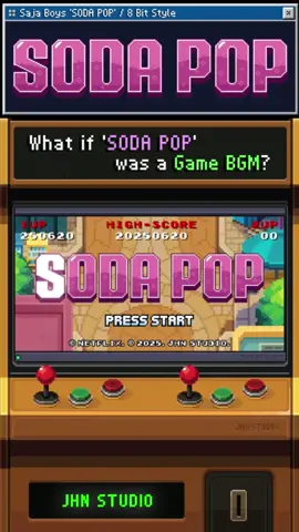 SAJA BOYS ‘Soda Pop’ in 8-Bit Style 🎮 Full pixel lyric video out now ✨ Check it on 👉 @jhnstudio #SajaBoys #SodaPop #KpopDemonHunters #PixelArt #FYP