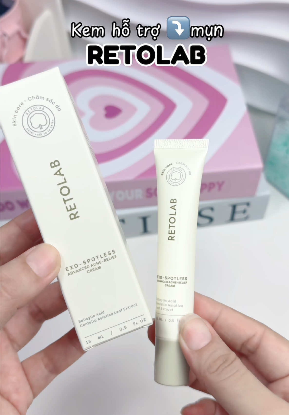 Kem hỗ trợ ⤵️mụn #retolab #kemmun #skincare #dadaumun #xuhuong 