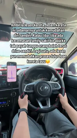 Betapa pentingnya lesen kereta😊 #perodua #peroduamyvi #peroduaaxia #peroduaativa #peroduaaruz 