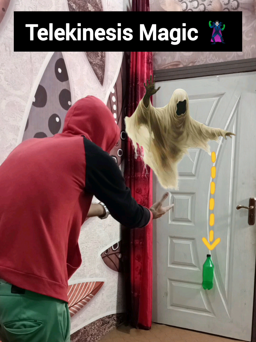 How Telekinesis Magic Really Works 😱 #magic #illusion #telekinesis #viral #fyp 