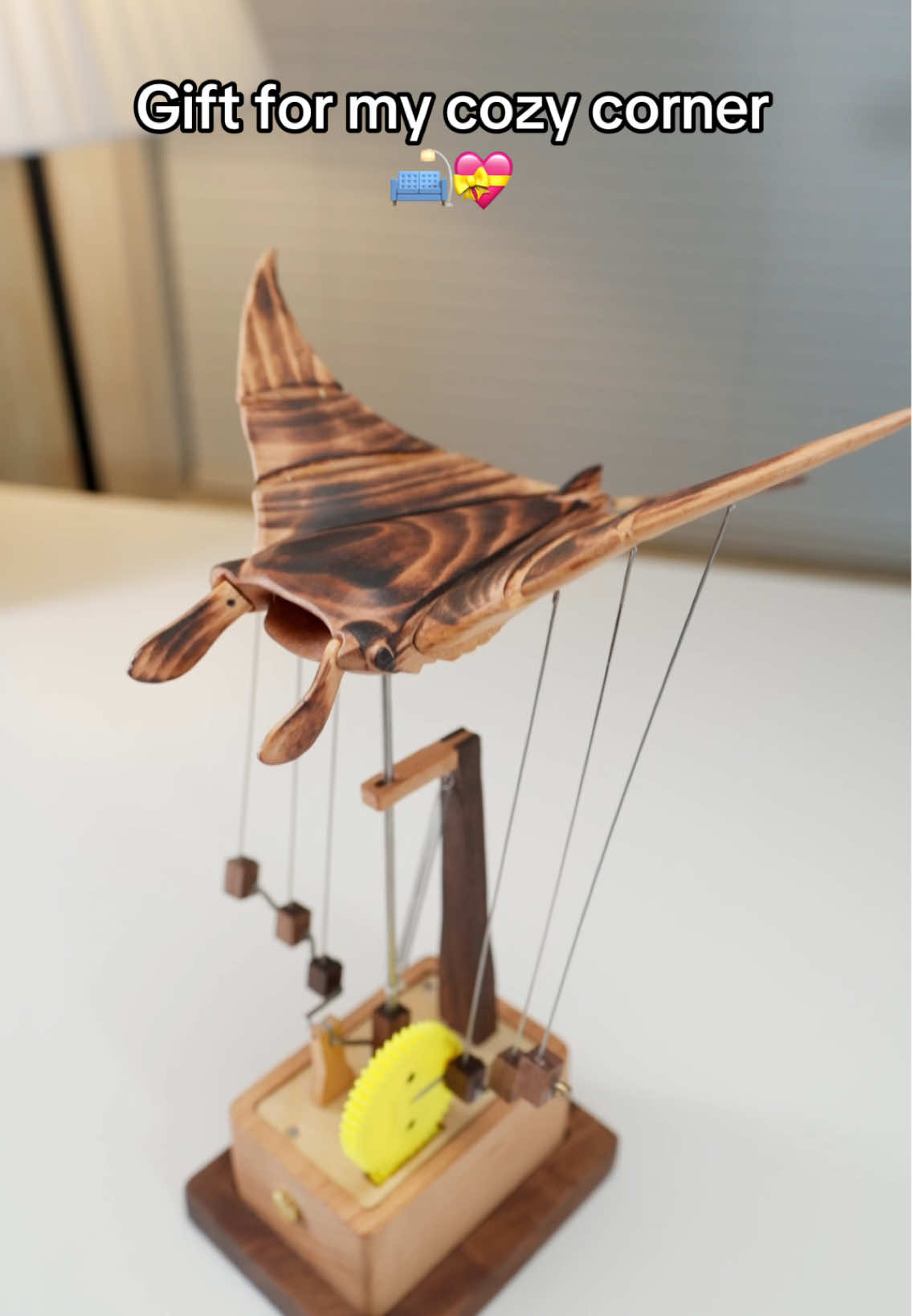 This is a MUST have 🤩#woodentoys #automata #uniquegiftideas #handmadecraft #satisfying 