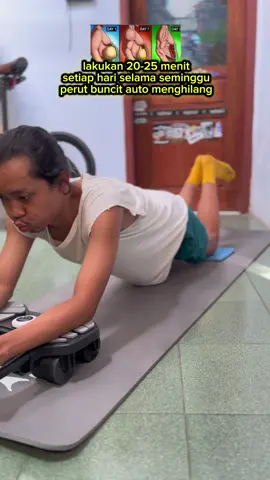 alat olahraga AB roller berfungsi menghilangkan perut buncit dengan hanya olahraga dirumah #workoutmotivation #alatolahragamurah #olahragadirumah #abroller 