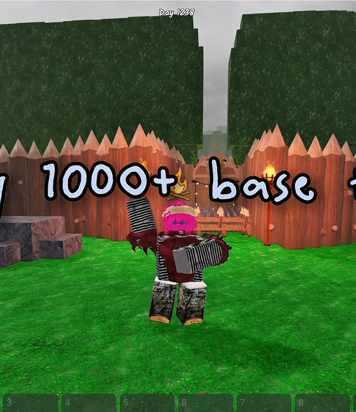 99 nights in the forest base tour!!(2 players)😛🌈sadly that snow biome has leave us😔#99nightsintheforestroblox #99nightsintheforest #roblox 