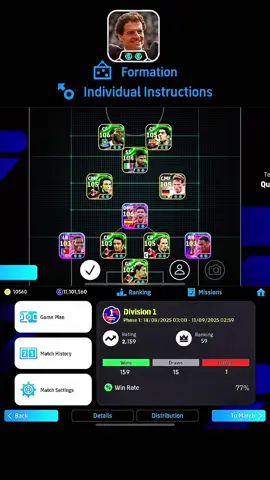 Best efootball formation  #efootball #efootballmobile #fyp #efootball2026 