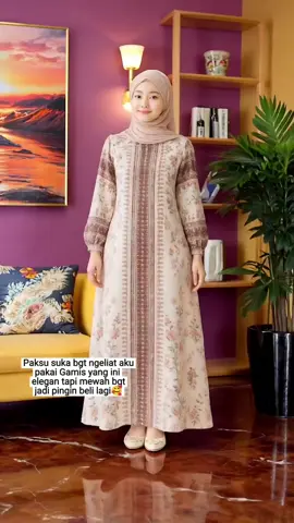 Anggun Sejak Pandangan Pertama Dress gamis ini tuh bikin tampil anggun dari pandangan pertama ✨ Modelnya flowy, bahannya adem, dan jatuhnya cantik banget Sekali coba, langsung pingin koleksi semua warnanya! #dressgamis #gamisanggun #fashionmuslimah #ootdmuslimah #gamiswanita 
