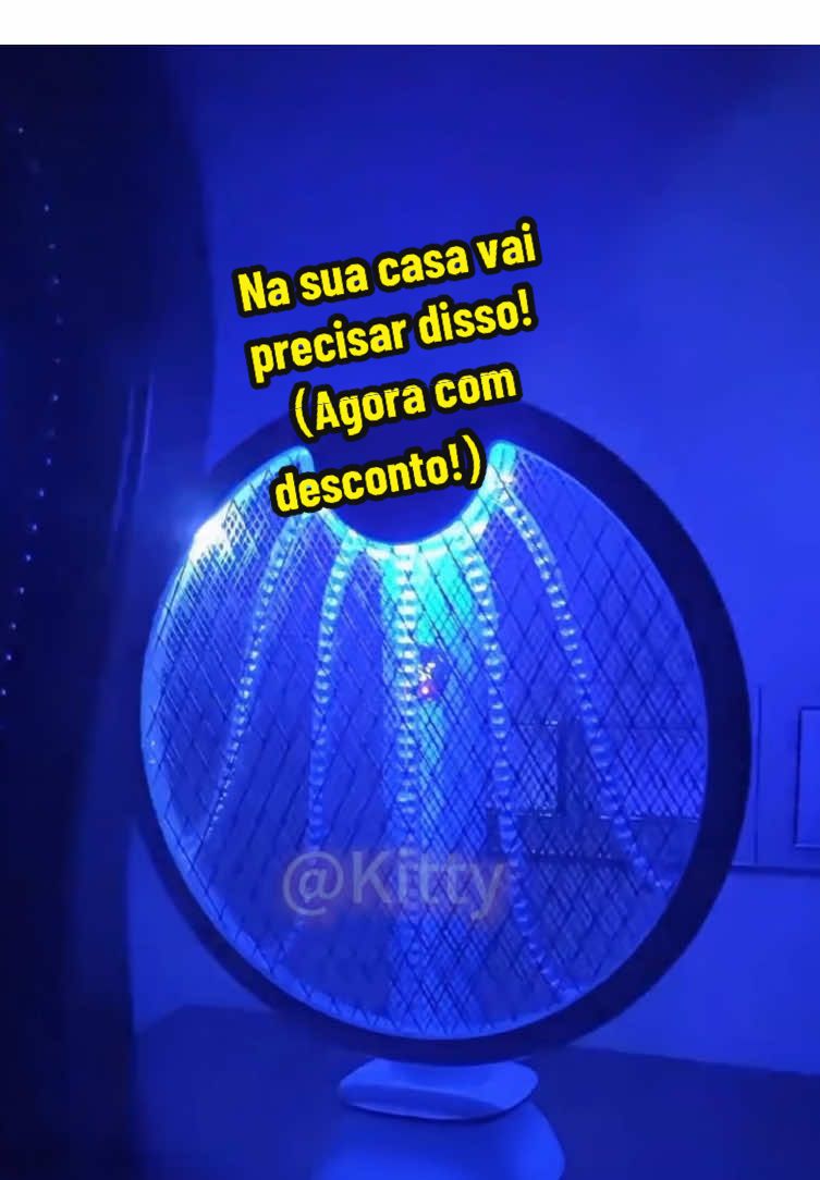 Raquete Mata Mosquitos Recarregável: 2 em 1 com Lâmpada UV 3000V USB😍😍  #Mosquito #tiktok99superofertas #coisasboas #tiktokshop #fyp 