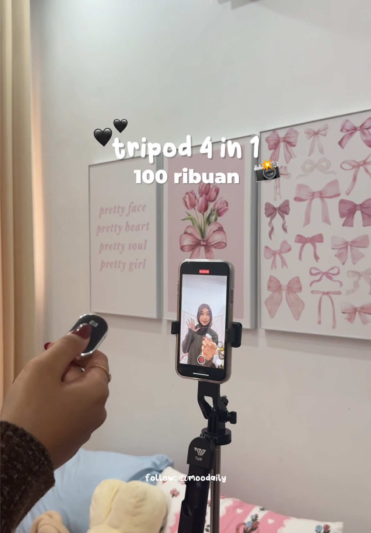 unik banget bisa ditancepin ke tanah📸🖤 #tripod #tripodmurah #alatngonten #tnw #fyp 