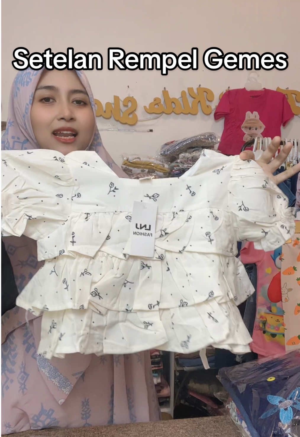 Setelan Anak Perempuan cocok buat ootd #setelananakperempuan #kidsfashion #cutedresses #bajuanakperempuan 