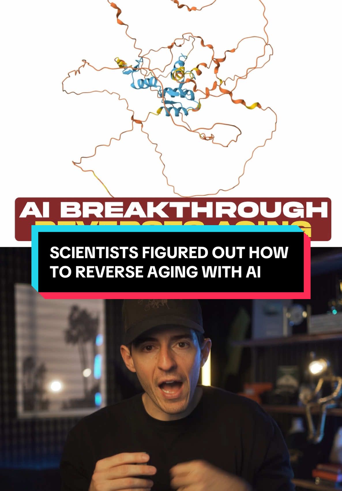 Scientists just figured out how to reverse aging with AI #ai #artificialintelligence #Tech #techtok #technology #Science #sciencetok #longevity #aging 