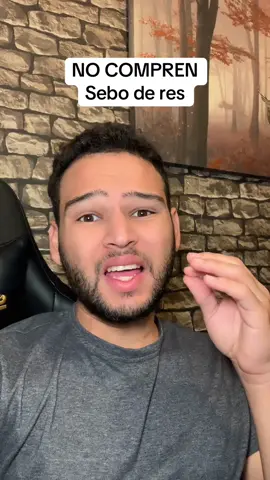 No compren sebo de res 