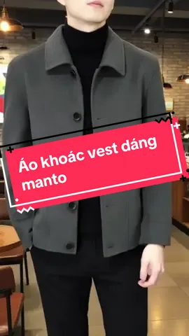 Áo khoác vest dáng manto #thoitrang_bigsizenam #aovest #aokhoacnam #thoitrangnam #phoidonam 