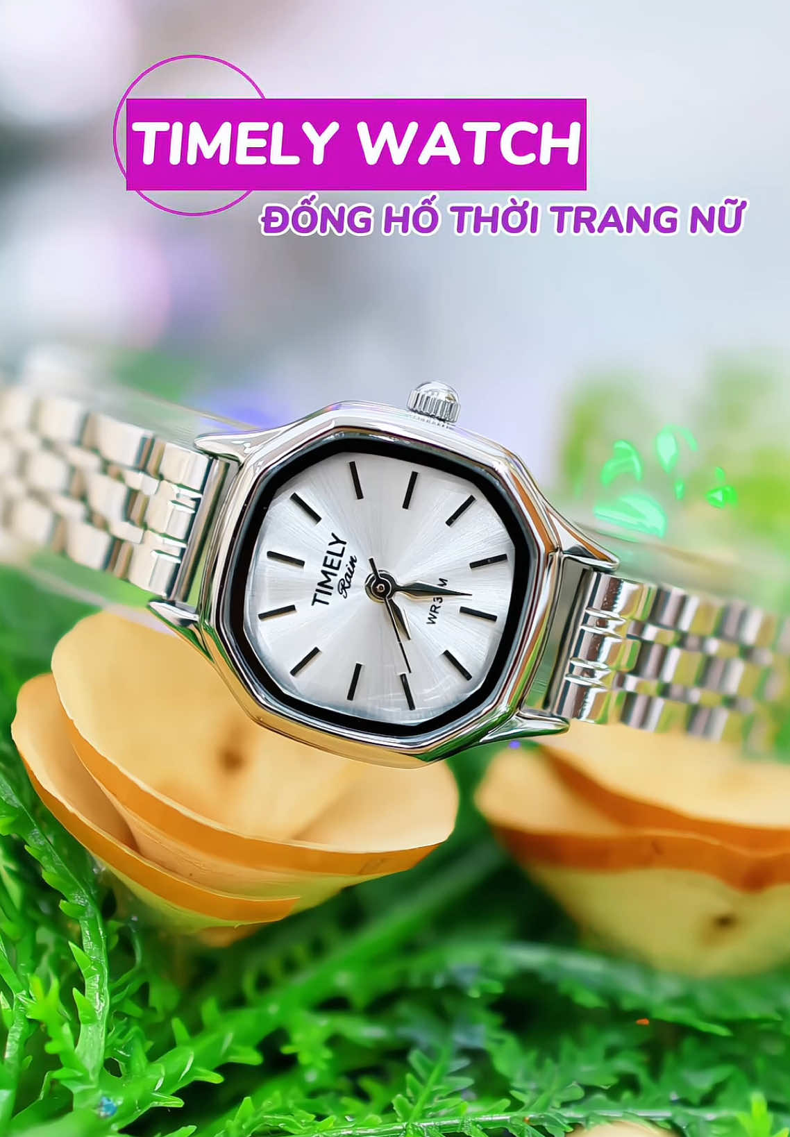 Đồng hồ thời trang nữ timely #dongho #donghonu #donghonuxinh 