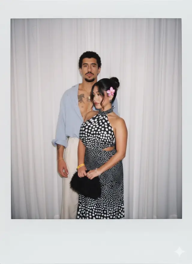 I KNOW PERFUMITO NUEVO  IS ABOUT MEEEE. 🤪😂😂😂The closest I could get of us but we look so cute together. I love himmmm #aiportrait #aipicture #badbunny #badbunnypr 