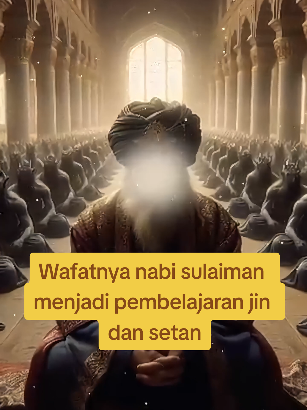 Wafatnya nabi sulaiman menjadi pembelajaran jin dan setan #motivasi #motivasiislami #islamic_video #sad #mekkah 