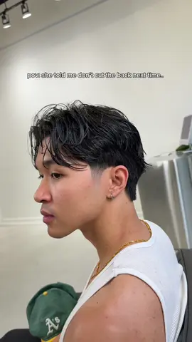 Soft mullet >  Easy way to keep it short while having the contrast between the sides and back.  #barber #nyc #mullet #brooklyn #taper 