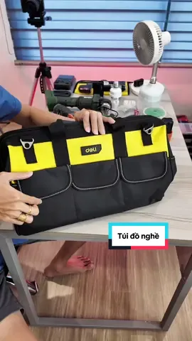 Túi đựng đồ nghề, đa năng phù hợp mọi ngành nghề ạ #LearnOnTikTok #muataitiktokshop #tuidungdonghe #tienich #anhthichdien 